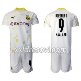 Borussia Dortmund Erling Braut Haland 9 Treći Dječji Komplet Dresovi za Nogomet 2020-2021 (+ kratke hlače)